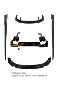 betaautoparts-FUL Aero Kits Glass Black For M-Tech