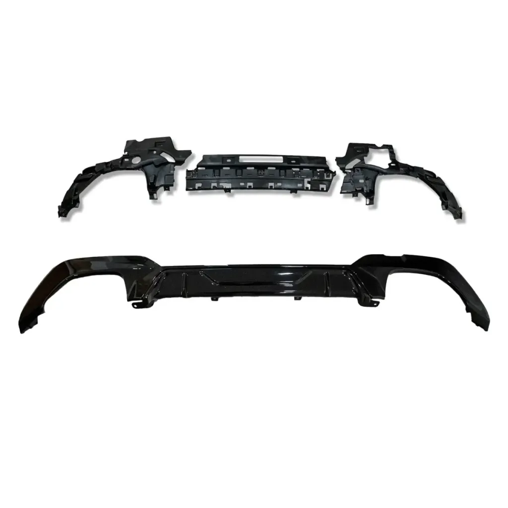 betaautoparts-Speed Rear Diffuser Glass Black 340i M-Tech.