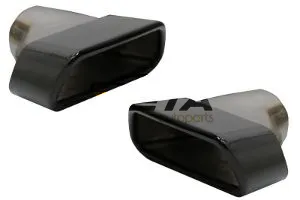 betaautoparts-Exhaust Tail Pipe Glass Black