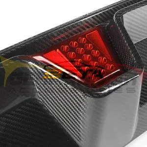 betaautoparts-Rear Bumper Diffusor Glass Black Mit Refleqtor M5