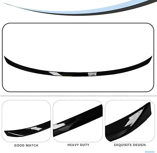betaautoparts-Rear Spoiler Glass Black  M-Tech.