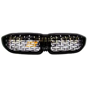 betaautoparts-Hood Grille Glass Black