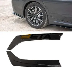 betaautoparts-Rear Bumper Lip Glass Black