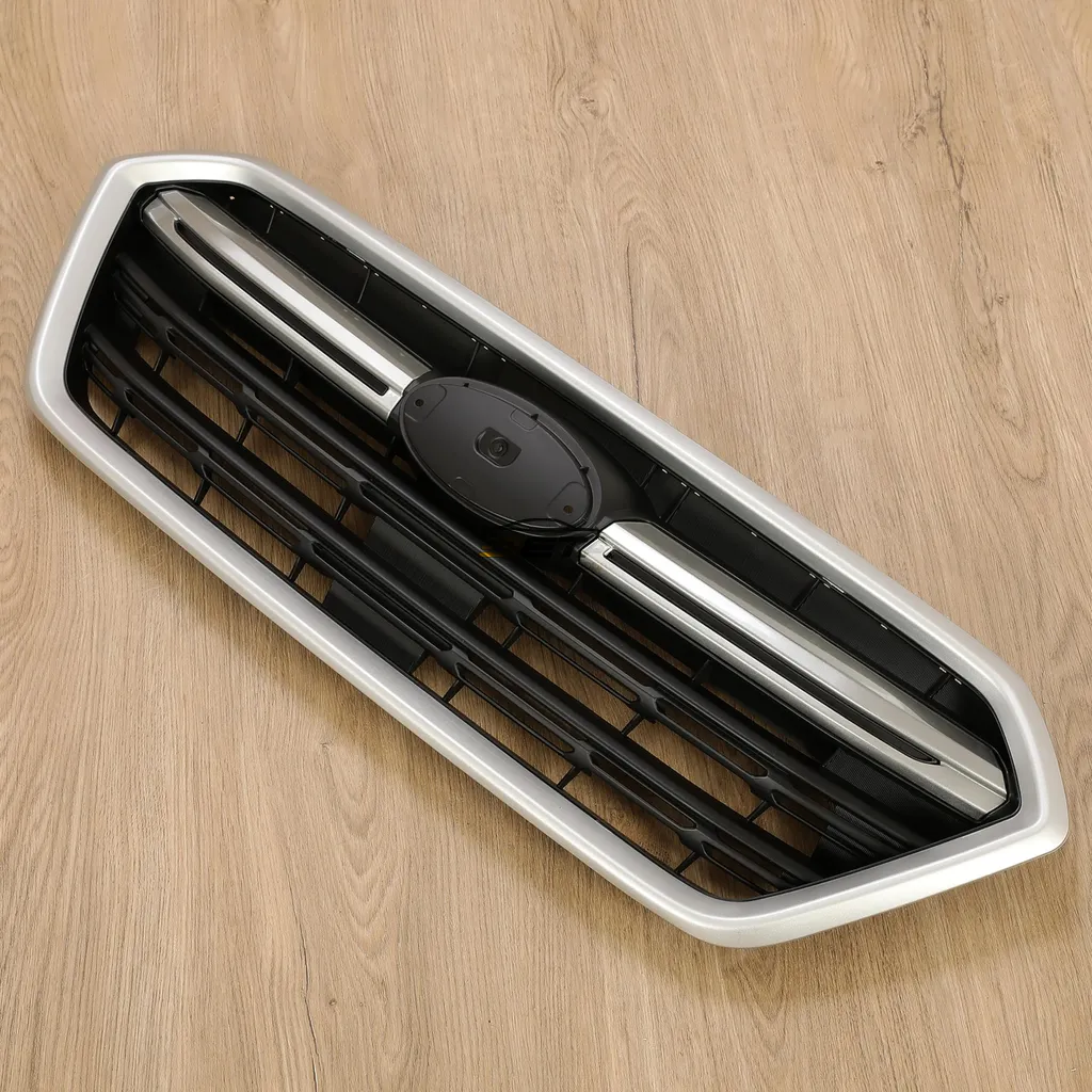 betaautoparts-Front Grille Bumper Upper Center Grill Chrome Trim