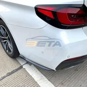 betaautoparts-Rear Bumper Lip Glass Black